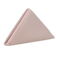thumbnail image 3 of Your Chair Covers - 10 Pack 20 Inch L'amour Satin Napkins Blush, 3 of 3