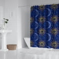 thumbnail image 2 of Blue Sun Moon Constellation Pattern Shower Curtain 84"x72" ,Bathroom Decorative Shower Curtains Set with 12 Hooks,Modern Waterproof Washable Shower Curtain, 2 of 6