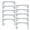 10 pieces, variant on Metal Spacer Metal Wall Plate Shims Wall Plate Leveling Flushing Mount Metal Spacer Wall Plate Metal Spacer set for Wall
