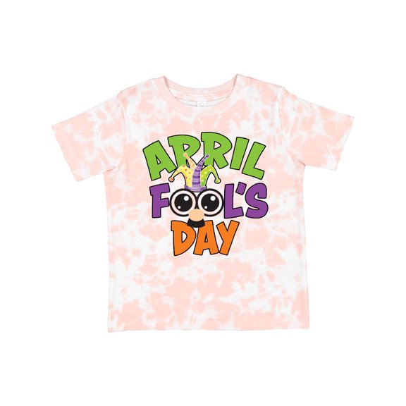 Inktastic April Fools Day with Funny Face Replacing O Boys or Girls Toddler T-Shirt