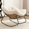 thumbnail image 2 of Rocking Chair, Chenille Upholstered Accent Chair, Modern for Living Room, Bedroom, Apartment, 2 of 9