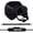 Black, variant on Travel Pillow for Extra Luggage: Stuffable Neck Pillow with Adjustable Neck Size | Fits 3+ Days of Travel Essentials | Transformable Carry-On Solution | Soft Velvet Cover | No Filler
