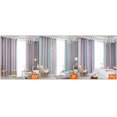 thumbnail image 4 of Cortinas de gasa con diseño estelar degradado en tono morado, par de piezas, medidas 100x130 cm, 4 of 6