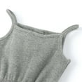 thumbnail image 6 of Kukoosong Girls Dresses Toddler Kids Baby Girl Clothes Fashion Cute Solid Color Suspenders Mesh Princess Dress Gray 12-24 Months, 6 of 7