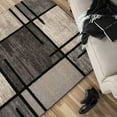 thumbnail image 2 of Better Homes & Gardens Spice Grid Area Rug, Gray, 5'3" x 7'6", 2 of 10