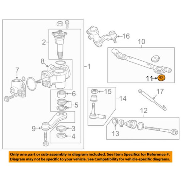 GM OEM Steering Gear-Center Link Spacer 22754875