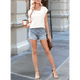 thumbnail image 5 of Blusas Elegantes e Informales de Corta para Mujer, Color , Talla XL, 5 of 8