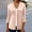 Pink, variant on Aloohaidyvio Tops Fashion Women Summer 3/4 Sleeve Cardigan Solid Color Casual Blouse Tops