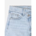 thumbnail image 4 of Wonder Nation Girls Crossover Waist Wide Leg Jeans, Sizes 5-18, 4 of 5