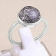 thumbnail image 4 of Earth Gems Jewelry Tourmaline Quartz Ring Sterling Silver Ring Silver Handmade Ring for Women, 4 of 5