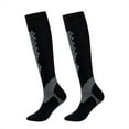 thumbnail image 1 of B91xZ Compression Chaussettes pour Femmes Mode au-Dessus du Genou, Noir S, 1 of 3