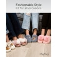 thumbnail image 5 of MeMoi The Gloria Plush Pom-Pom Slippers - Womens - Female, 5 of 7