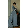 thumbnail image 2 of Charles-François Marchal 10x18 Black Ornate Wood Framed Double Matted Museum Art Print Titled - Penelope (ca. 1868), 2 of 5