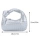 thumbnail image 2 of Bolso Hobo para mujer bolso de mano trenzado de cuero PU bolso suave bolso de compras, 2 of 6