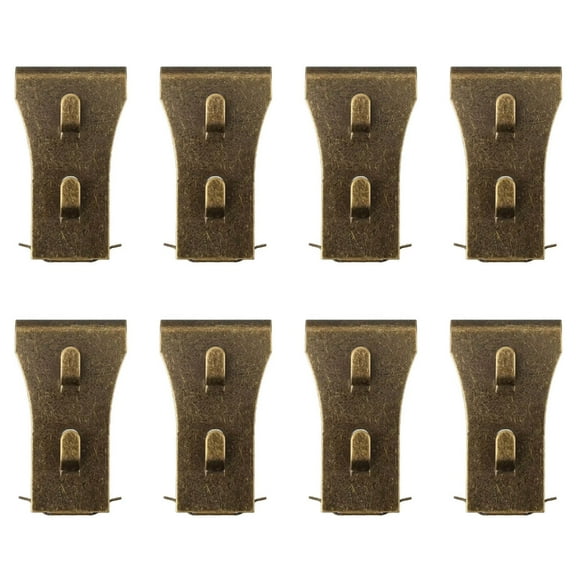 Pack of 8 Secure Brick Hangers for Hanging Various Items Easy Install Brick Wall Clips Outdoor Decoration Hanging Hooks