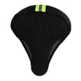 thumbnail image 2 of Funda de cojín para asiento de bicicleta, funda de asiento transpirable para bicicletas de montaña y carretera Negro, 2 of 8