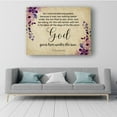 thumbnail image 2 of Ecclesiastes 8 15 Bible Verse Wall Art Canvas Prints Paintings For Bedroom Giclee Printing Floral Wall Art Framed 20×30 in, 2 of 5