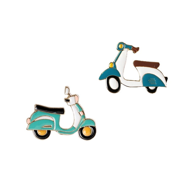 Brooch Pins Retro Scooter Creative Alloy Alfiler para solapa