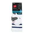 thumbnail image 3 of Hanes X-Temp Men's Compression Crew Socks, 3-Pairs White 6-12, 3 of 3