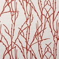 thumbnail image 6 of Exclusive Home Branches Linen Blend Grommet Top Curtain Panel Pair, 54"x84", Mecca Orange, 6 of 6