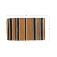 thumbnail image 4 of Imports Decor Printed Coir Doormat, Black Stripes, 18-Inch by 30-Inch, 4 of 5