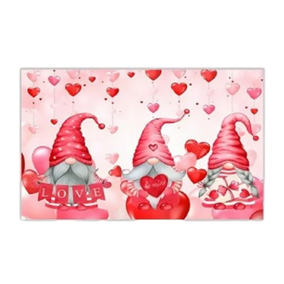 Bath Mats For Tub, Hwkond Valentines Day Door Mat Valentines Welcome Mats Outdoor For Front Door Non Slip Doormat Indoor Entryway Floor Rug,multicolor,15.74x23.6in