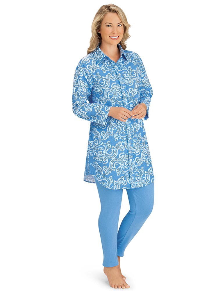 Flannel Shirt and Legging Matching Set 