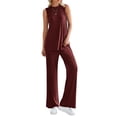 thumbnail image 2 of Conjunto Deportivo PRETTYGARDEN 2 Piezas para Mujer Color Rojo Vino Talla L, 2 of 8