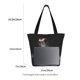 thumbnail image 3 of Fotbe Black Cobra Snake Bolsa de Playa con Estampado, Bolsa de Hombro, Bolsa de Mano Espaciosa, Bolsa de Viaje Ligera, Bolsa de Compras Versátil, 3 of 6