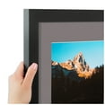 thumbnail image 4 of ArtToFrames Collage Photo Picture Frame with 3 - 7.25x7.25 Openings, Framed in Black with Pewter and Black Mats (CDM-3926-66), 4 of 8
