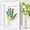 White, variant on Family Handprint Kit, DIY Craft Keepsake Frame, Baby Hand Print Kits, Family Gifts for New Mom, New Parents, Grandparents, Father's Day, Mother's Day, Anniversary, 6 Non -Toxic Paints (White)