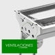 thumbnail image 5 of Asador Plegable Ilios Innova Color Plateado, 5 of 9