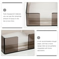 thumbnail image 3 of WRISTBIQUE 1Pcs Small Tissue Box For Home Use In Brown Acrylic 13.5X13.5X5.5in, 3 of 8