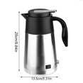 thumbnail image 4 of Rdeghly Travel Car Kettle, Car Heater Bottle,Portable 1300ml Large Capacity 12/24V Car Truck Kettle Water Heater Bottle for Travel, 4 of 8
