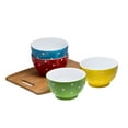 thumbnail image 5 of Bruntmor - Polka Dot Colorful Decorative Everyday Porcelain Ceramic Dinner, 5 of 8