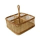thumbnail image 2 of Cesta para utensilios Organizador de cubiertos Cesta de almacenamiento Cesta tejida para cubiertos Organizador de utensilios de cocina para mesa de encimera de escritorio Cuadrícula 4, 2 of 8