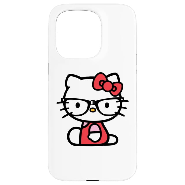 Estuche para Gafas Nerd Hello Kitty para iPhone 15 Pro