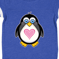 thumbnail image 4 of Inktastic Valentines Day Penguin Love Heart Gift Girls Baby Bodysuit, 4 of 5