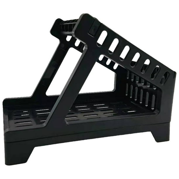 Label Holder for Roll and Fanfold Thermal Shipping Labels, Work with Desktop Label Printer