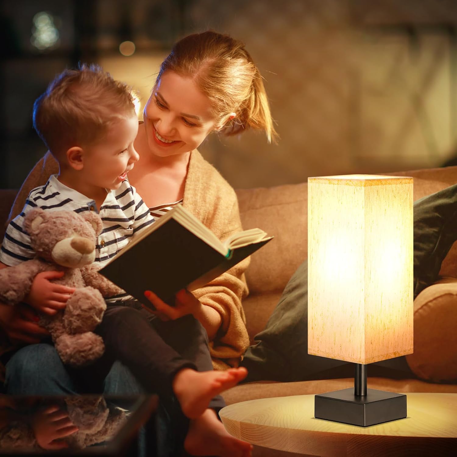Lampe De Bureau Avec Cache Secret - Éclairage LED, Rangement Discret Pour Argent/téléphone, Dimensions 20x15x20cm, Blanc