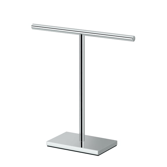 Gatco 1444C Countertop T-Shape Hand Towel Holder 11", Chrome