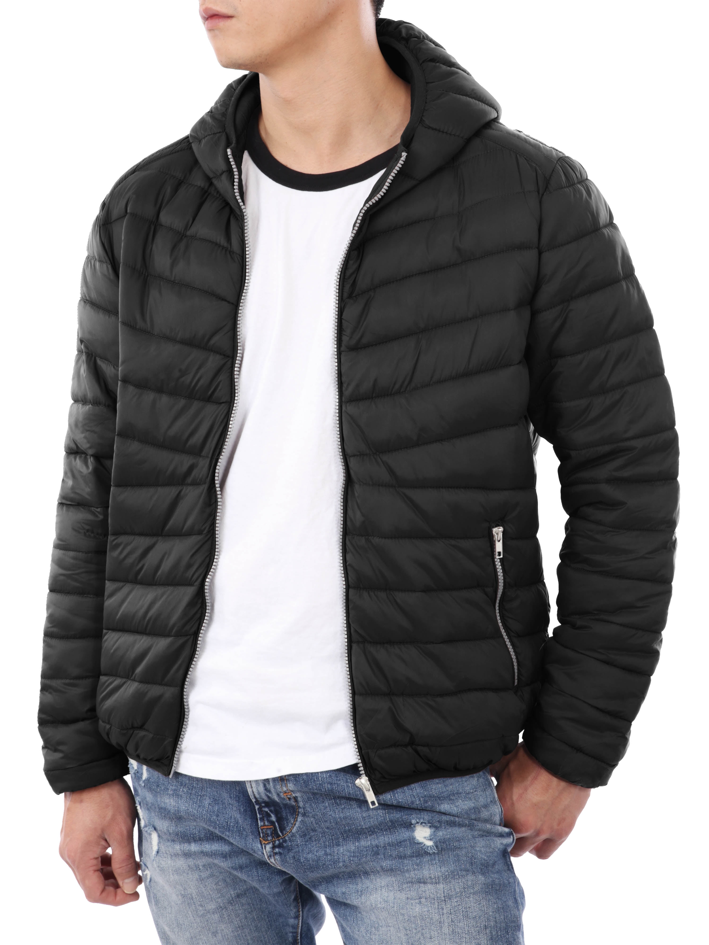 Ultralight Hoodie Down Men's Packable Jacket Winter Hooded Puffer Outerwear Coat