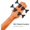 thumbnail image 3 of Batking Bass Ukelele Bajo Eléctrico Bajo Ukelele Barítono de 30 Pulgadas, Ukelele Bajo Acústico Eléctrico con Bolsa de Concierto, 3 of 9