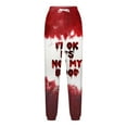 thumbnail image 5 of WXLWZYWL Womens Halloween Sweatpants Graphic Print Pants Drawstring Waist Joggers Casual Lounge Pants Athletic Workout Pants, 5 of 5