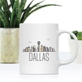 thumbnail image 2 of Koyal Wholesale Colorful City Skyline Graphic Ceramic Coffee Mug, Dallas, 2 of 5