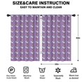 thumbnail image 2 of Blackout Kids Curtains,Purple Cartoon Unicorn Moon Star Pattern Childrens Insulated Curtains Set Of 2,Bedroom Essentials,Toddler Room Decor 42"x63", 2 of 5