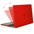 thumbnail image 3 of Mosiso 2 in 1 MacBook Pro 13 inch Case A2159/A1989/A1706/A1708, Plastic Hard Shell Case&Keyboard Cover for New Macbook Pro 13" with/without Touch Bar, Red, 3 of 7
