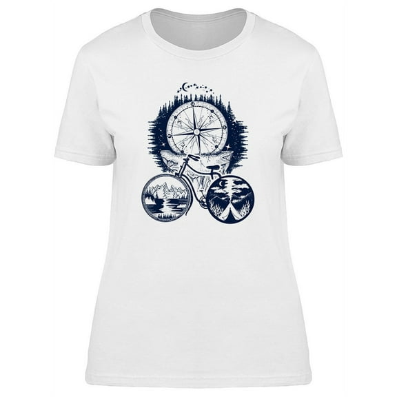 Surreal Space Exploration T-Shirt Women -Image by Shutterstock, Female Large