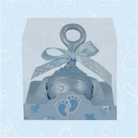 De Yi 21029-BL Baby Shower Rattle Favors in Blue