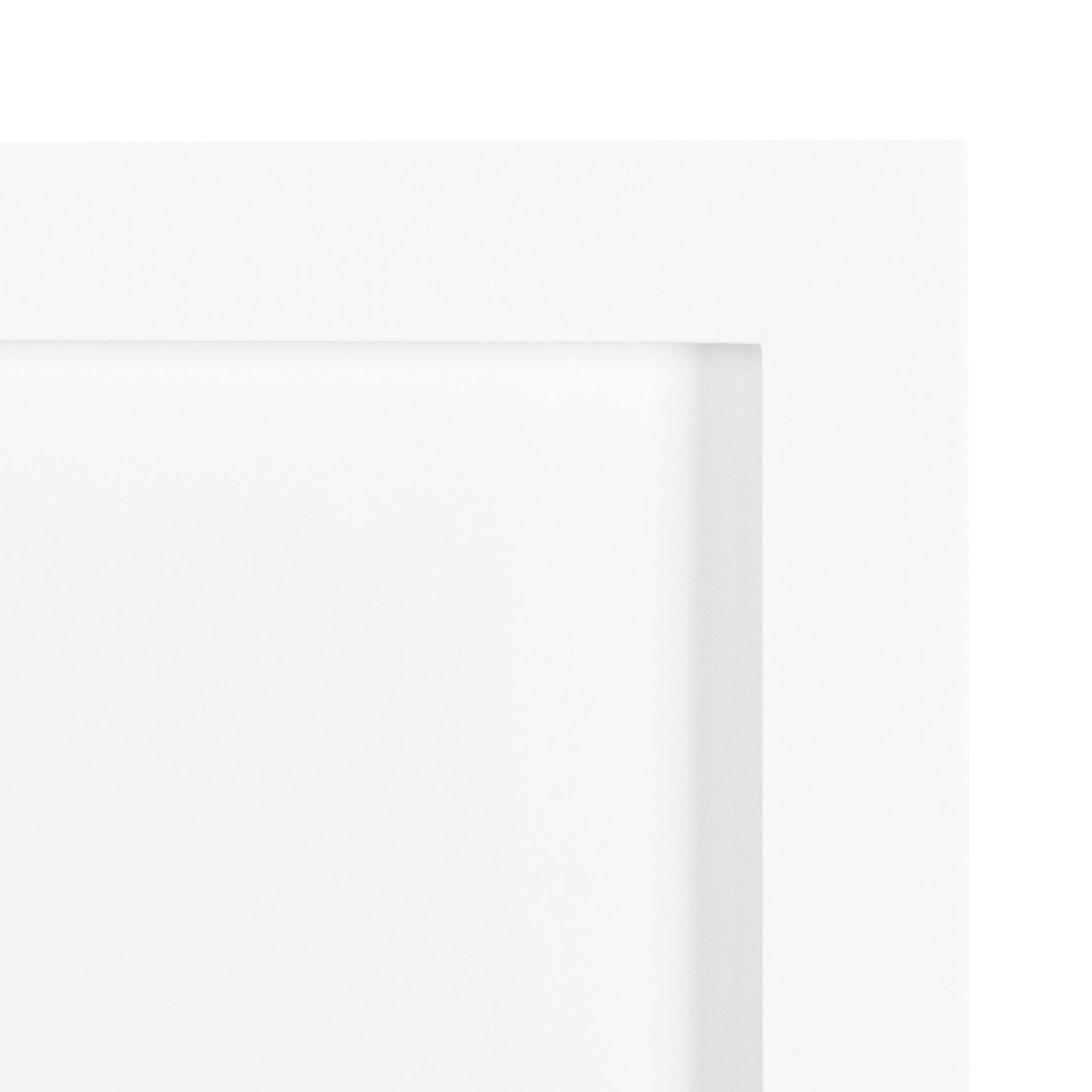 Kate and Laurel Gallery Transitional Frame and Shelf Set, Set of 8, White, Sophisticated Picture Frame Collage With Multiple Sizes Included